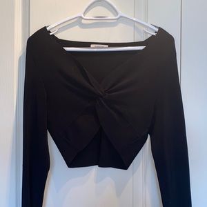 Black deep V Wilfred top🖤